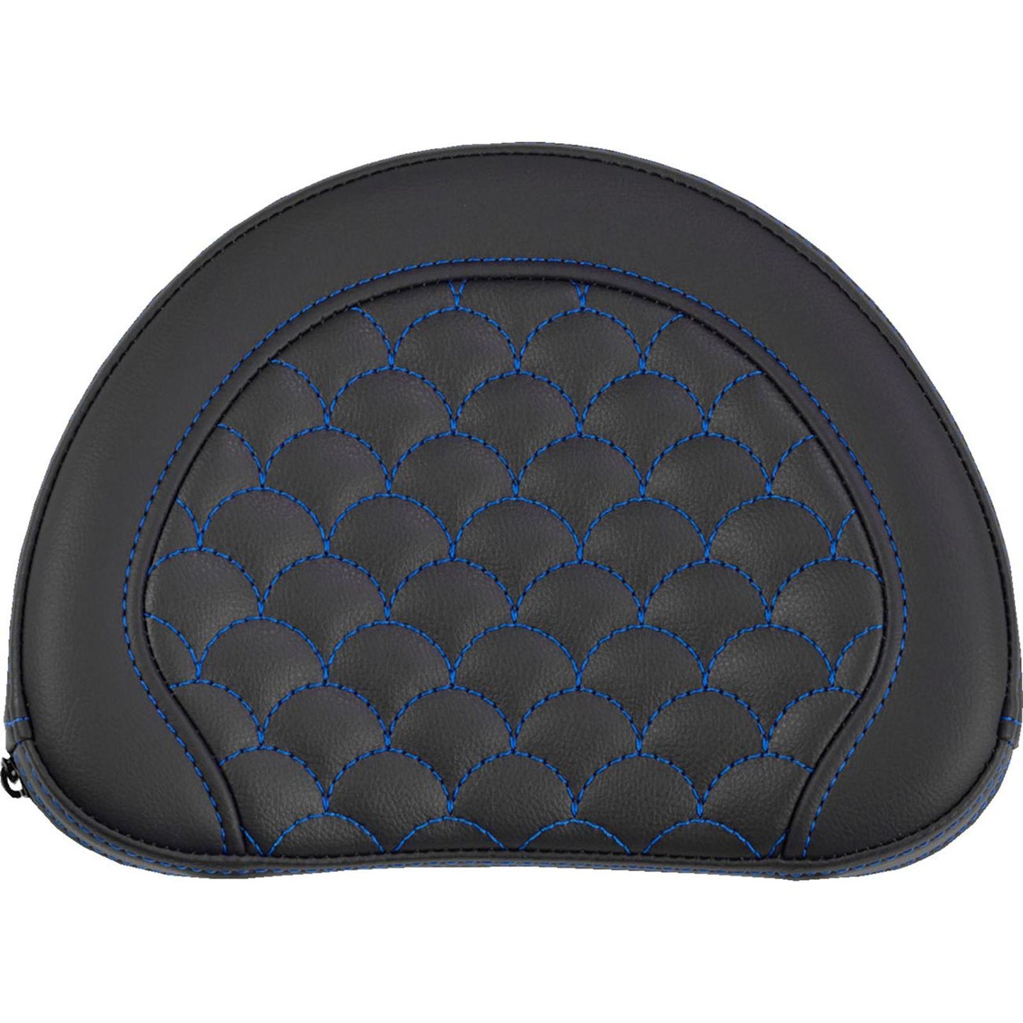 Saddlemen Contoured Sissy Bar Pad - Dragon Scale - Blue Stitch [MPN: 051320901]_2522177
