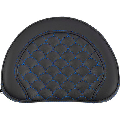 Saddlemen Contoured Sissy Bar Pad - Dragon Scale - Blue Stitch [MPN: 051320901]_2522177