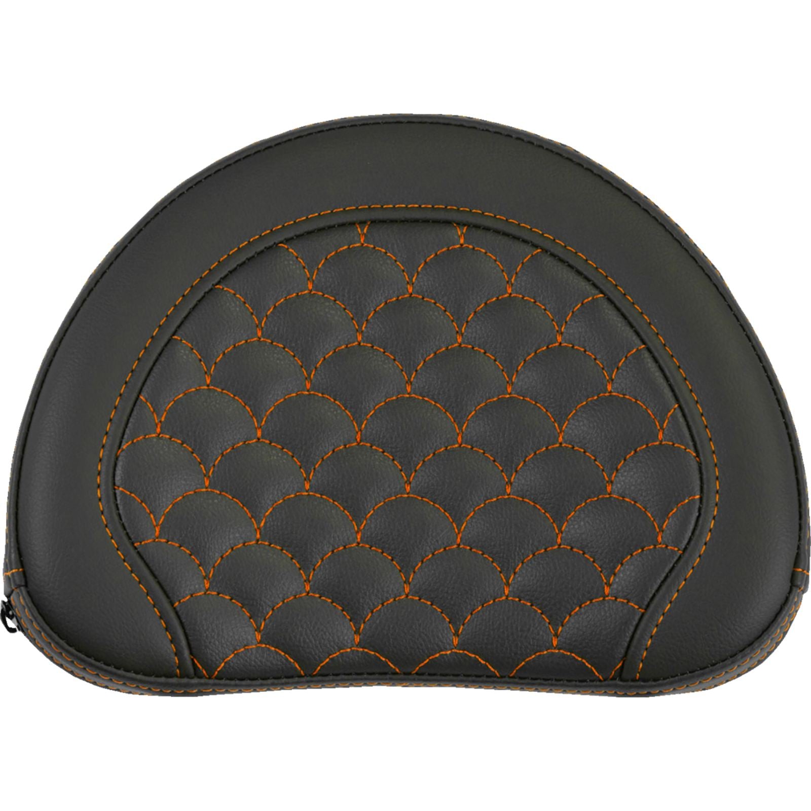 Saddlemen Contoured Sissy Bar Pad - Dragon Scale - Orange Stitch [MPN: 051320903]_2114070