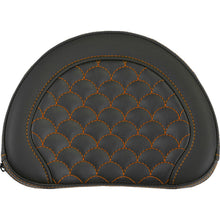 Saddlemen Contoured Sissy Bar Pad - Dragon Scale - Orange Stitch [MPN: 051320903]_2114070