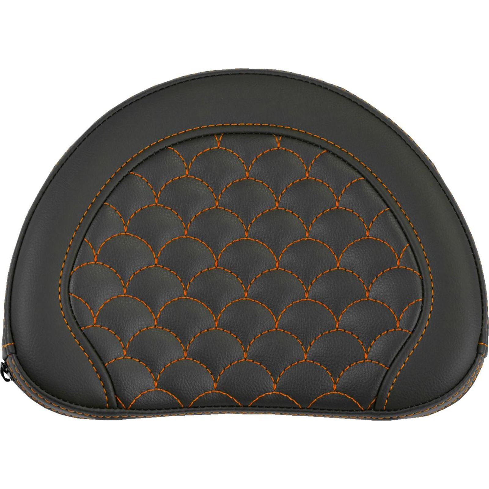 Saddlemen Contoured Sissy Bar Pad - Dragon Scale - Orange Stitch [MPN: 051320903]_2522179