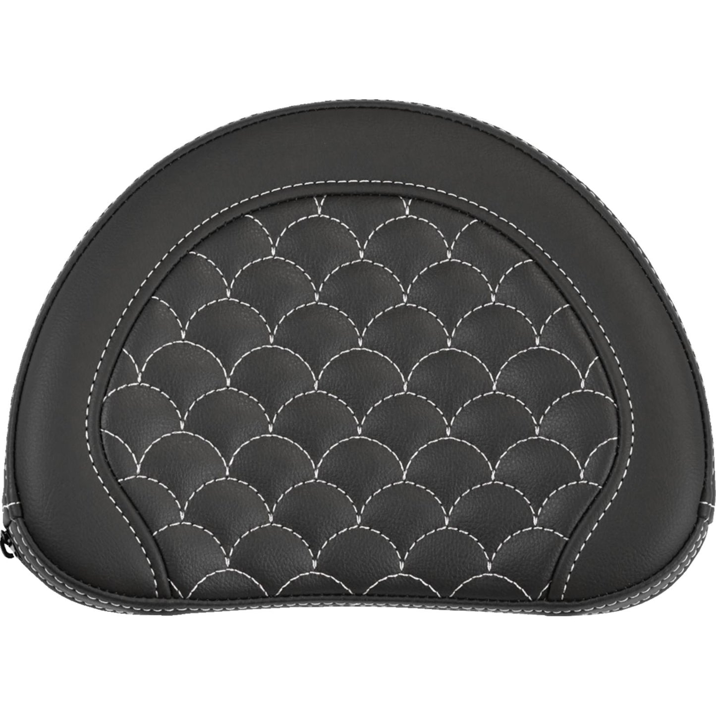 Saddlemen Contoured Sissy Bar Pad - Dragon Scale - White Stitch [MPN: 051320906]_2114844