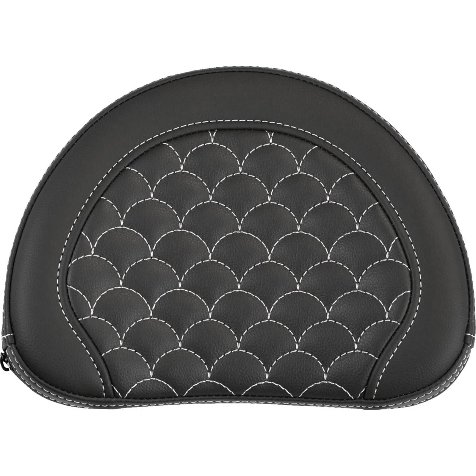 Saddlemen Contoured Sissy Bar Pad - Dragon Scale - White Stitch [MPN: 051320906]_2522182