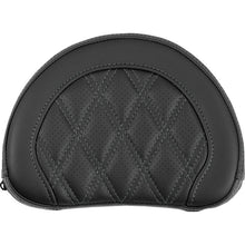 Saddlemen Contoured Sissy Bar Pad - Lattice Stitch - Gray Stitch [MPN: 051318402]_2522184