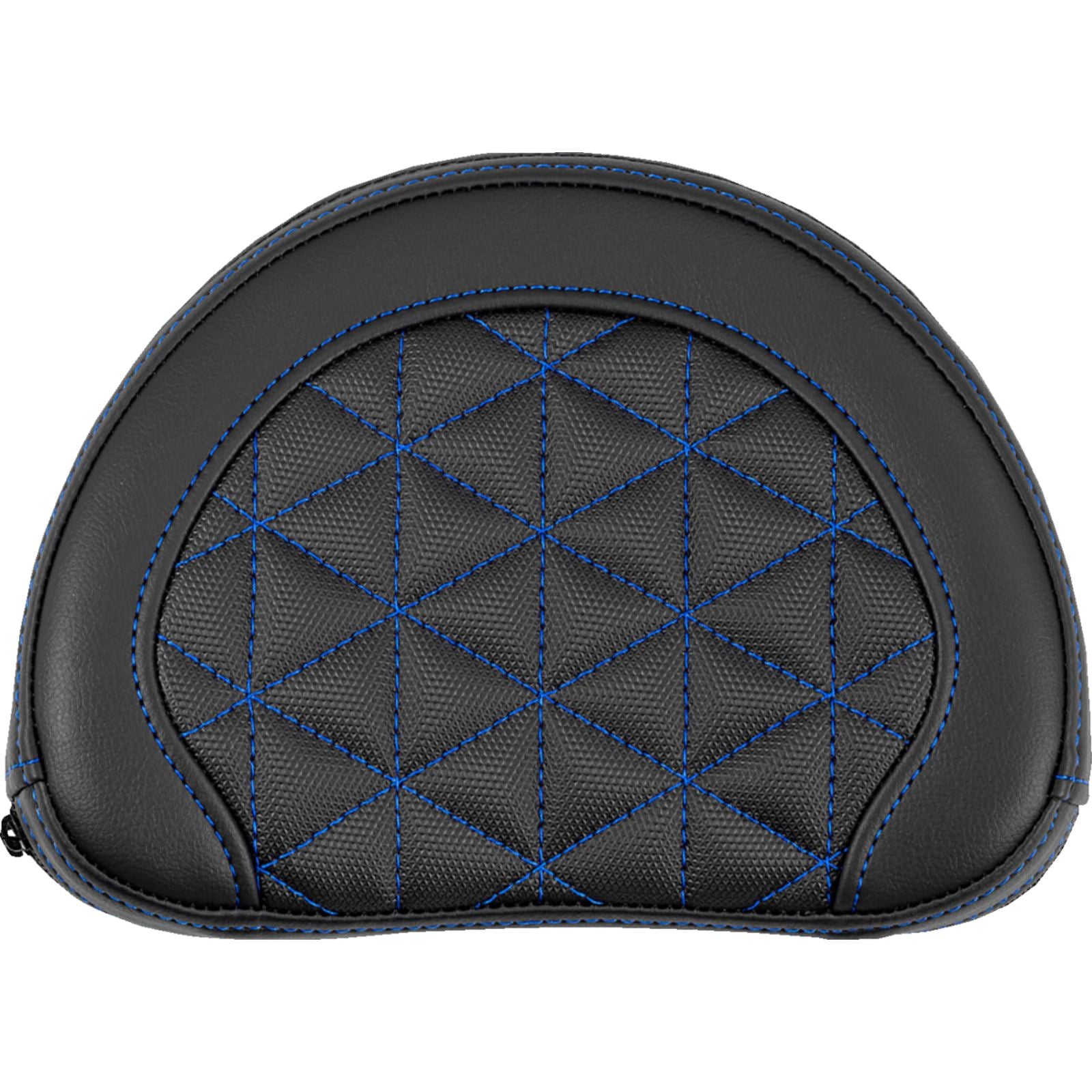 Saddlemen Contoured Sissy Bar Pad - Tri-Gripper - Blue Stitch [MPN: 051331101]_2114418