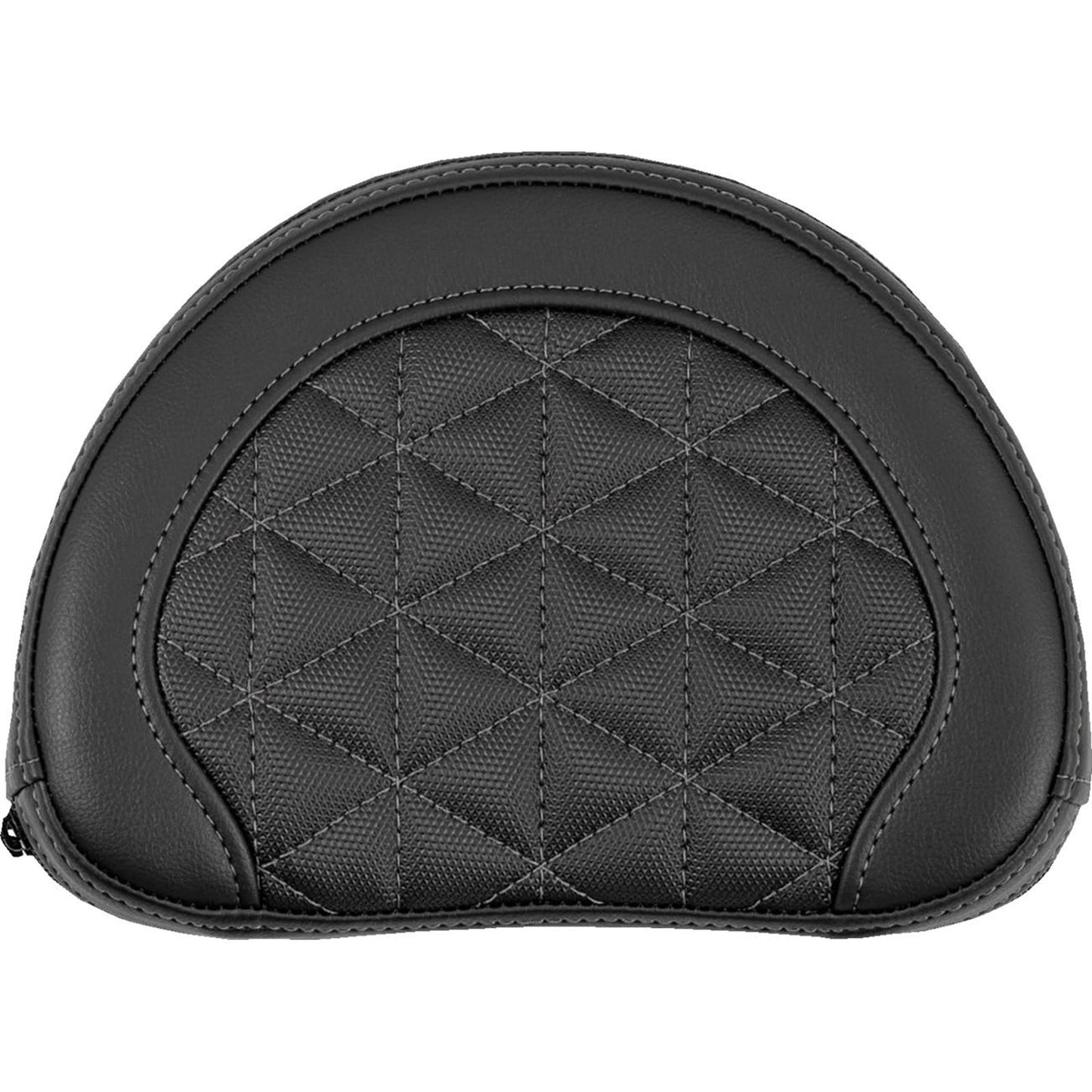 Saddlemen Contoured Sissy Bar Pad - Tri-Gripper - Gray Stitch [MPN: 051321102]_2522191