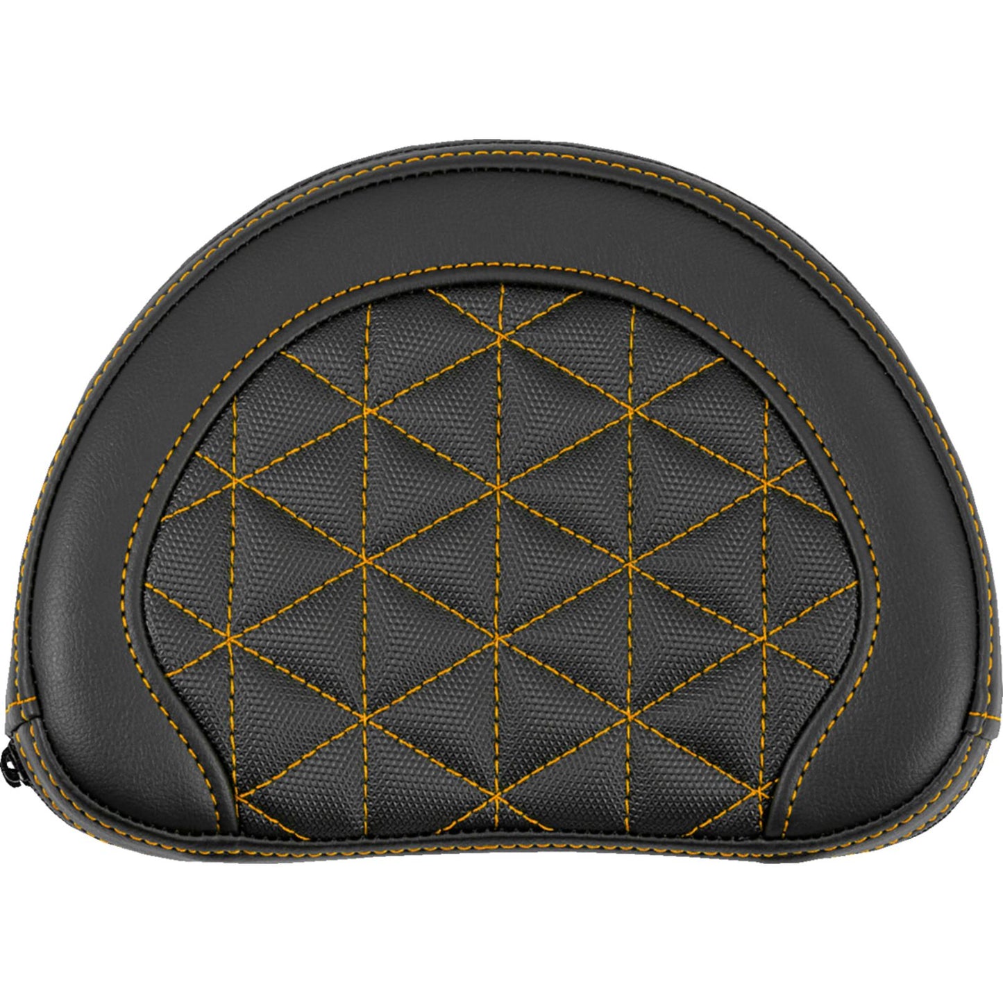 Saddlemen Contoured Sissy Bar Pad - Tri-Gripper - Orange Stitch [MPN: 051321103]_2114688