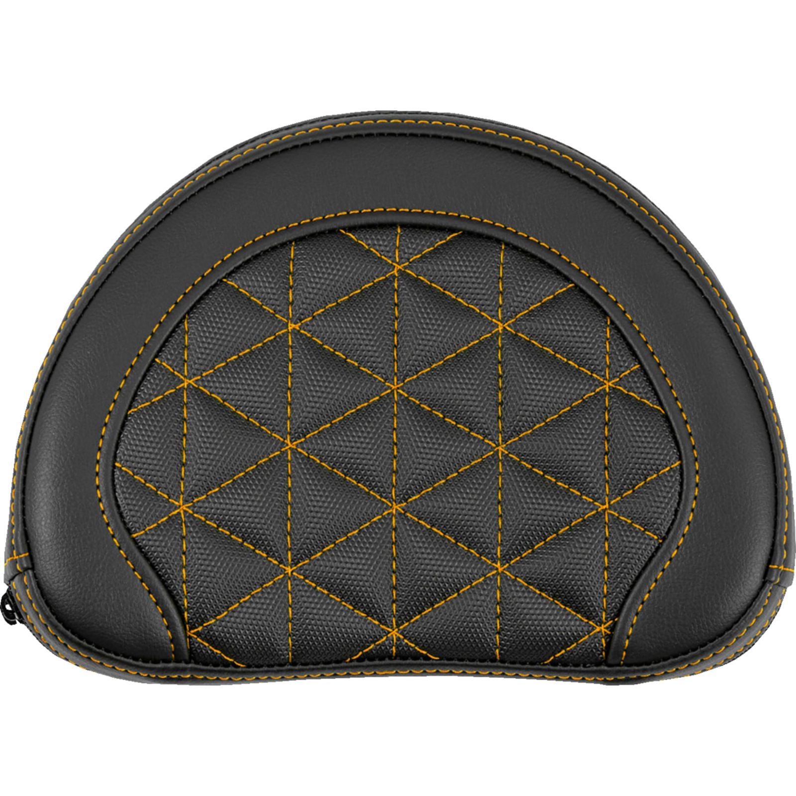 Saddlemen Contoured Sissy Bar Pad - Tri-Gripper - Orange Stitch [MPN: 051321103]_2114688