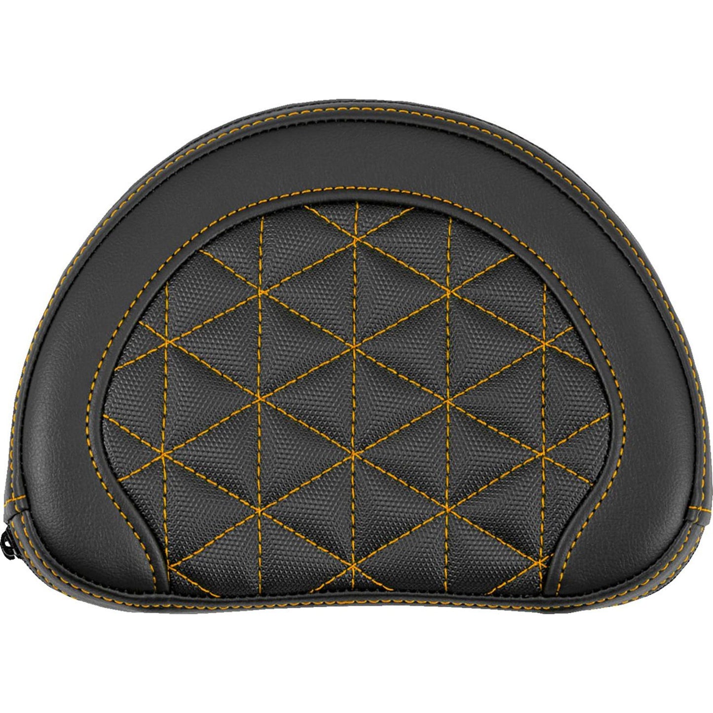 Saddlemen Contoured Sissy Bar Pad - Tri-Gripper - Orange Stitch [MPN: 051321103]_2522192