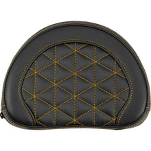 Saddlemen Contoured Sissy Bar Pad - Tri-Gripper - Orange Stitch [MPN: 051321103]_2522192