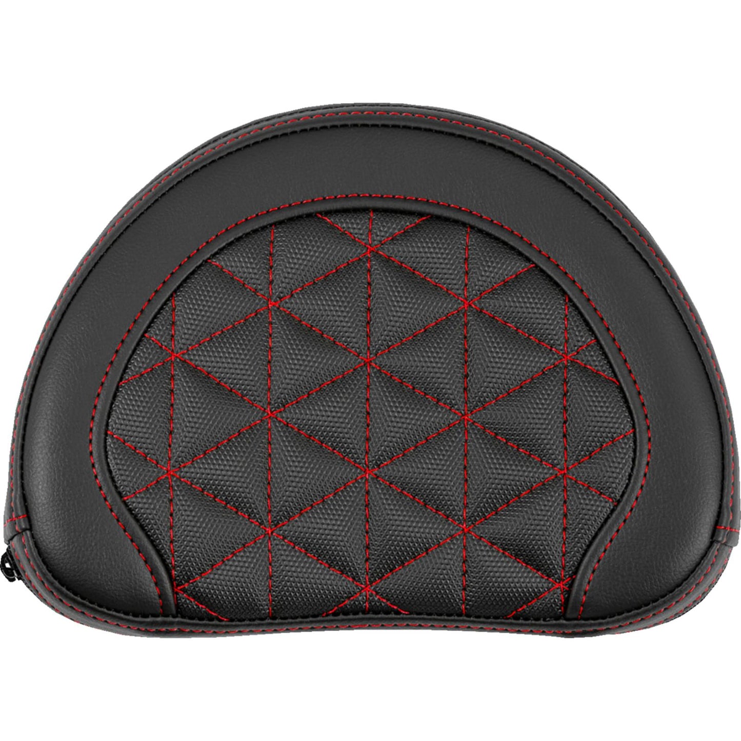 Saddlemen Contoured Sissy Bar Pad - Tri-Gripper - Red Stitch [MPN: 051321104]_2115103