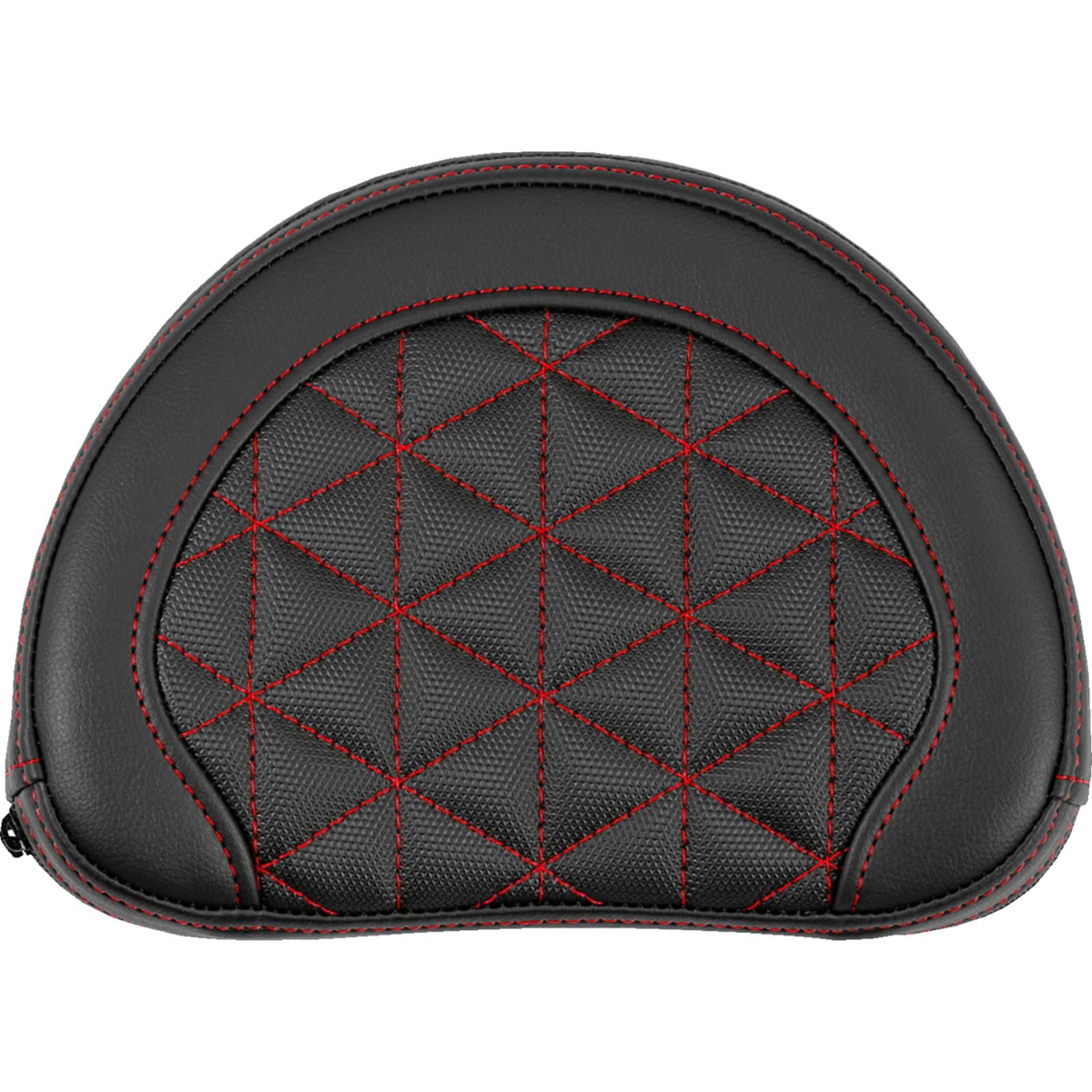 Saddlemen Contoured Sissy Bar Pad - Tri-Gripper - Red Stitch [MPN: 051321104]_2115103