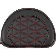 Saddlemen Contoured Sissy Bar Pad - Tri-Gripper - Red Stitch [MPN: 051321104]_2115103