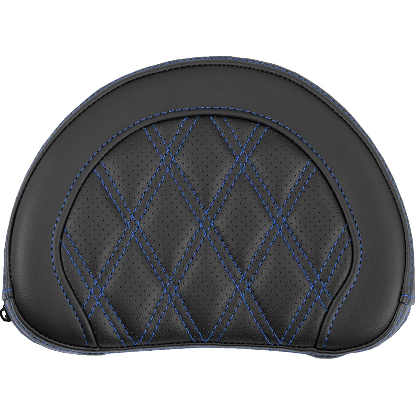 Saddlemen Contoured Sissy Bar Pad - Lattice Stitch - Blue Stitch [MPN: 051318401]_2113559
