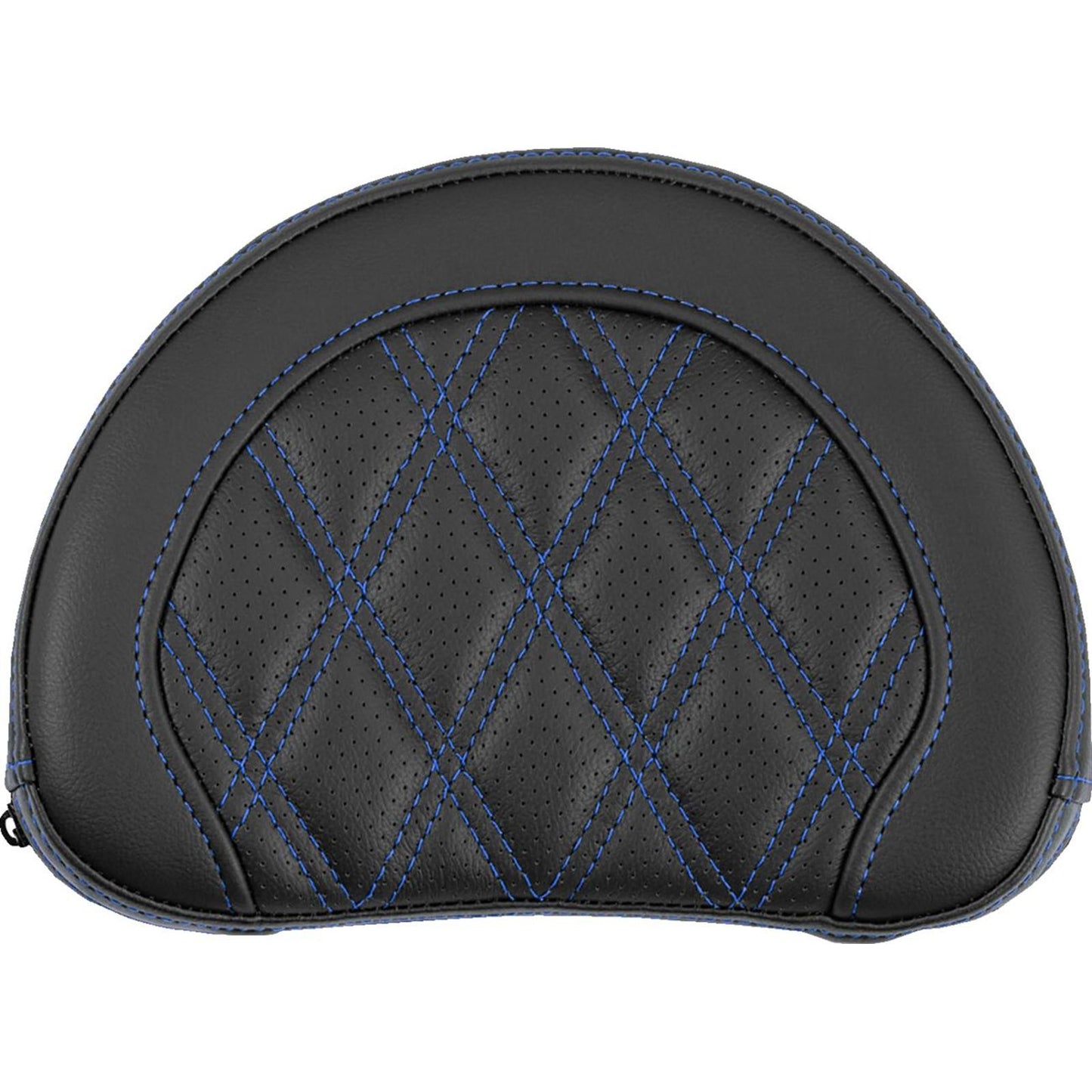 Saddlemen Contoured Sissy Bar Pad - Lattice Stitch - Blue Stitch [MPN: 051318401]_2522197