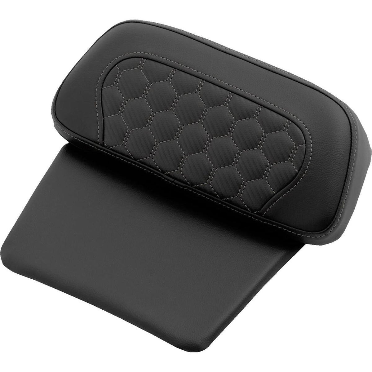 Saddlemen Chopped Tour Pak Backrest Pad - Gray Stitch - FLH/FLT '14-'25 [MPN: 814-07C-19002]_2522206