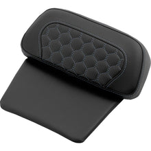 Saddlemen Chopped Tour Pak Backrest Pad - Silver Stitch - FLH/FLT '14-'25 [MPN: 814-07C-19005]_2522207