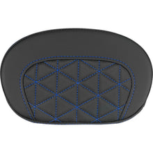Saddlemen Mini Contour Sissy Bar Pad - Tri-Gripper - Blue Stitch [MPN: 061021101]_2113312