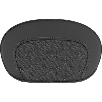 Saddlemen Mini Contour Sissy Bar Pad - Tri-Gripper - Gray Stitch [MPN: 061021102]_2113461