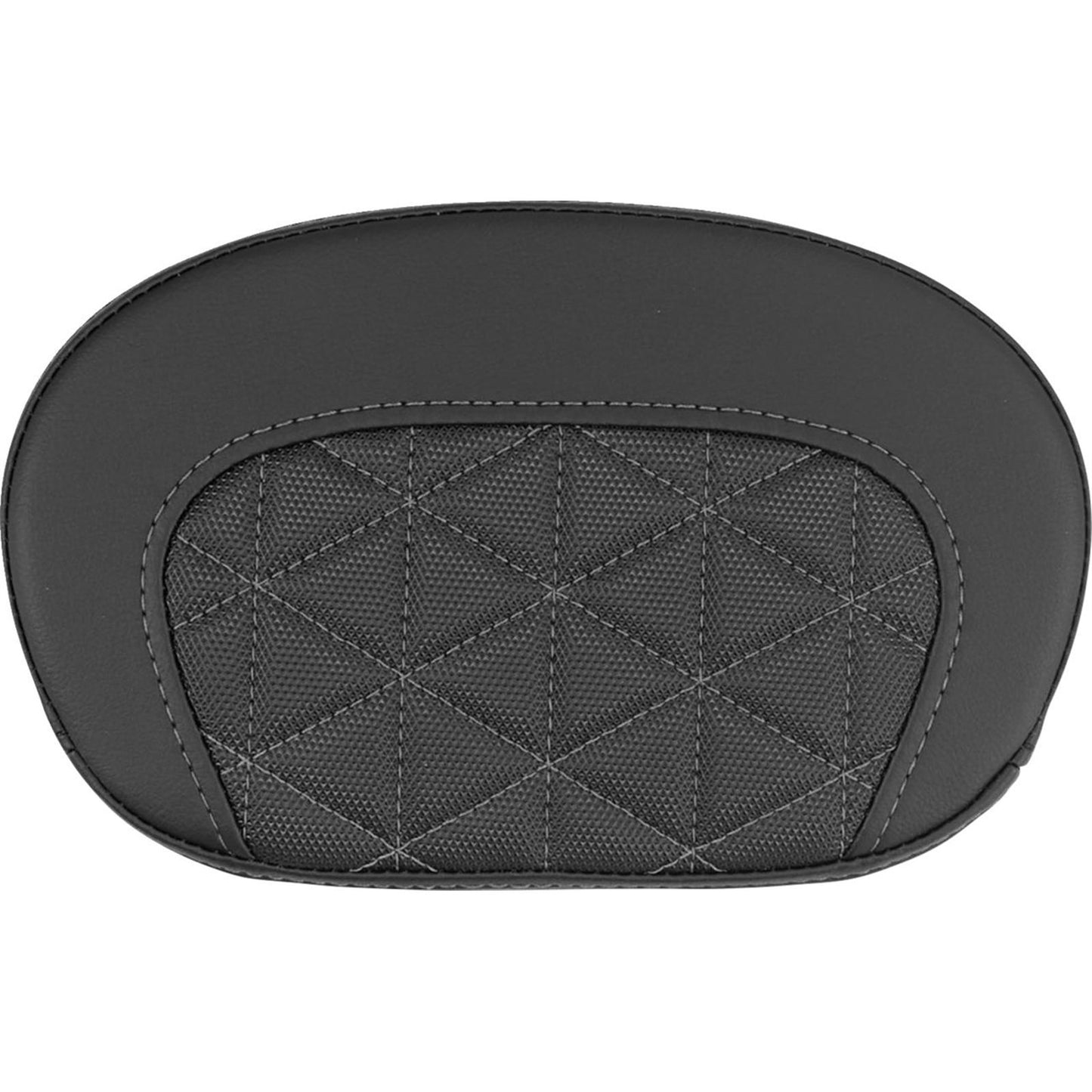 Saddlemen Mini Contour Sissy Bar Pad - Tri-Gripper - Gray Stitch [MPN: 061021102]_2522210