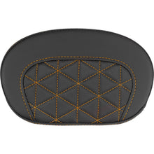 Saddlemen Mini Contour Sissy Bar Pad - Tri-Gripper - Orange Stitch [MPN: 061021103]_2113452