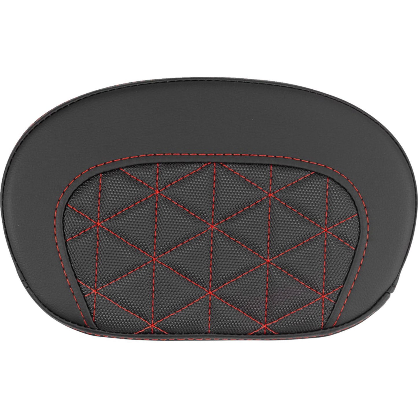 Saddlemen Mini Contour Sissy Bar Pad - Tri-Gripper - Red Stitch [MPN: 061021104]_2115268