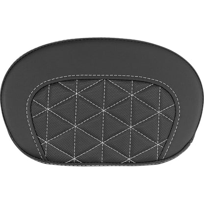 Saddlemen Mini Contour Sissy Bar Pad - Tri-Gripper - White Stitch [MPN: 061021106]_2522214