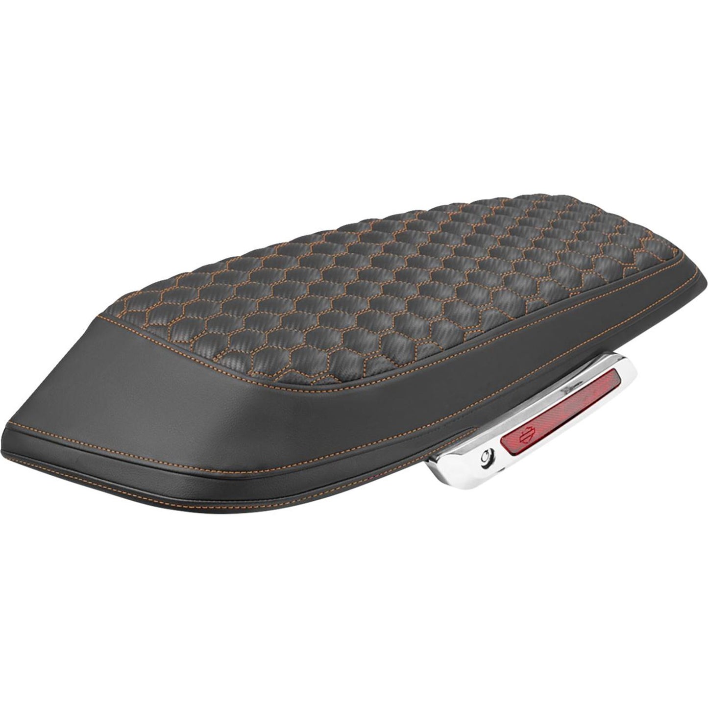 Saddlemen Saddlebag Lid Covers - Honeycomb - Orange Stitch - FLH/FLT '23-'25 [MPN: L870-23-19003]_2522292