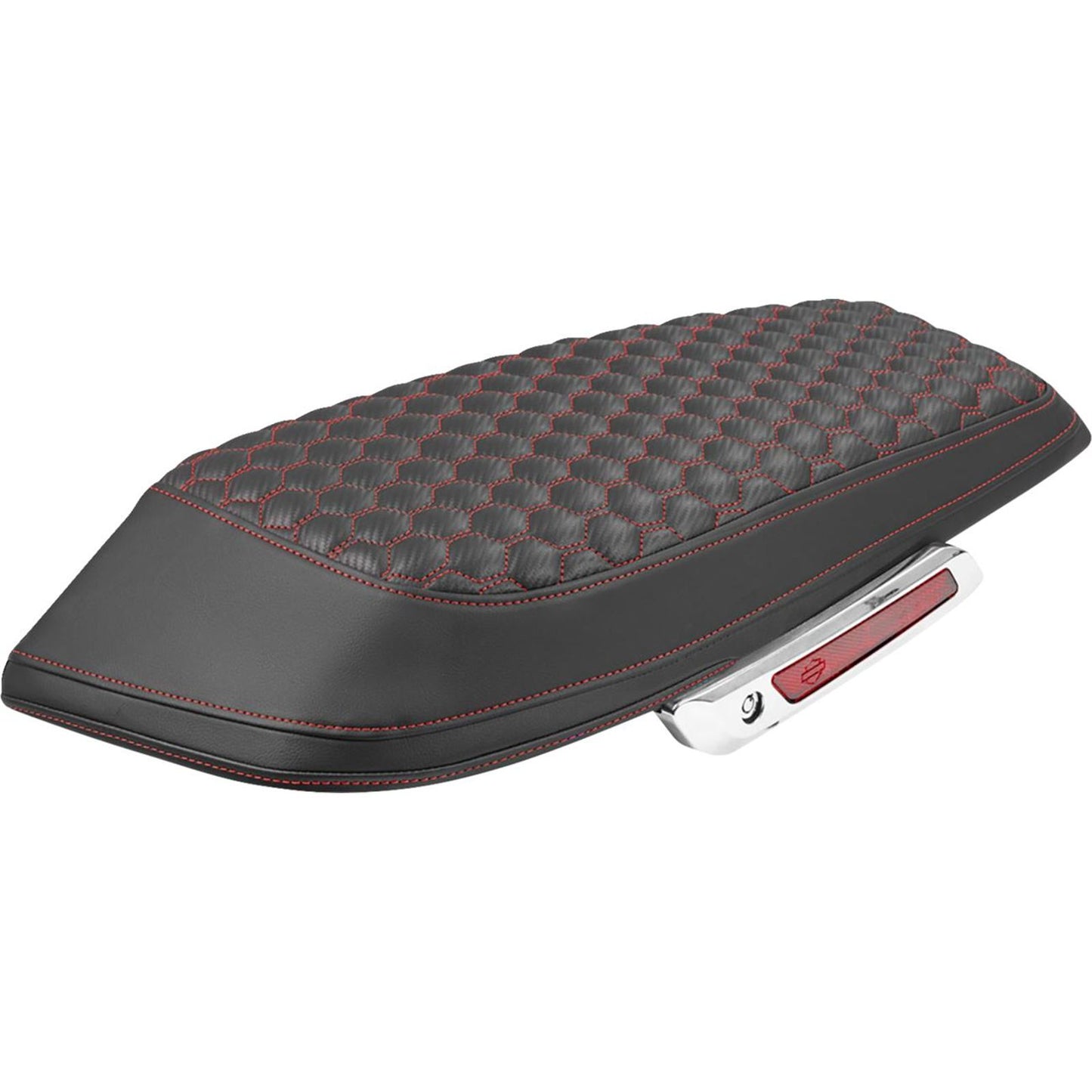Saddlemen Saddlebag Lid Covers - Honeycomb - Red Stitch - FLH/FLT '23-'25 [MPN: L870-23-19004]_2522293