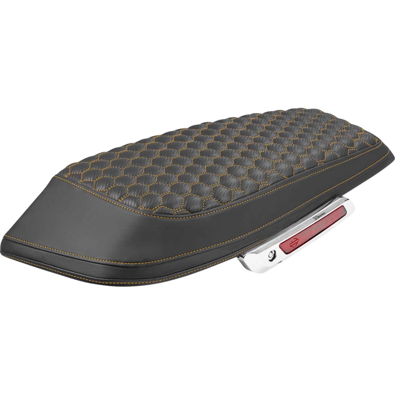 Saddlemen Saddlebag Lid Covers - Honeycomb - Gold Stitch - FLH/FLT '23-'25 [MPN: L870-23-19007]_2114901