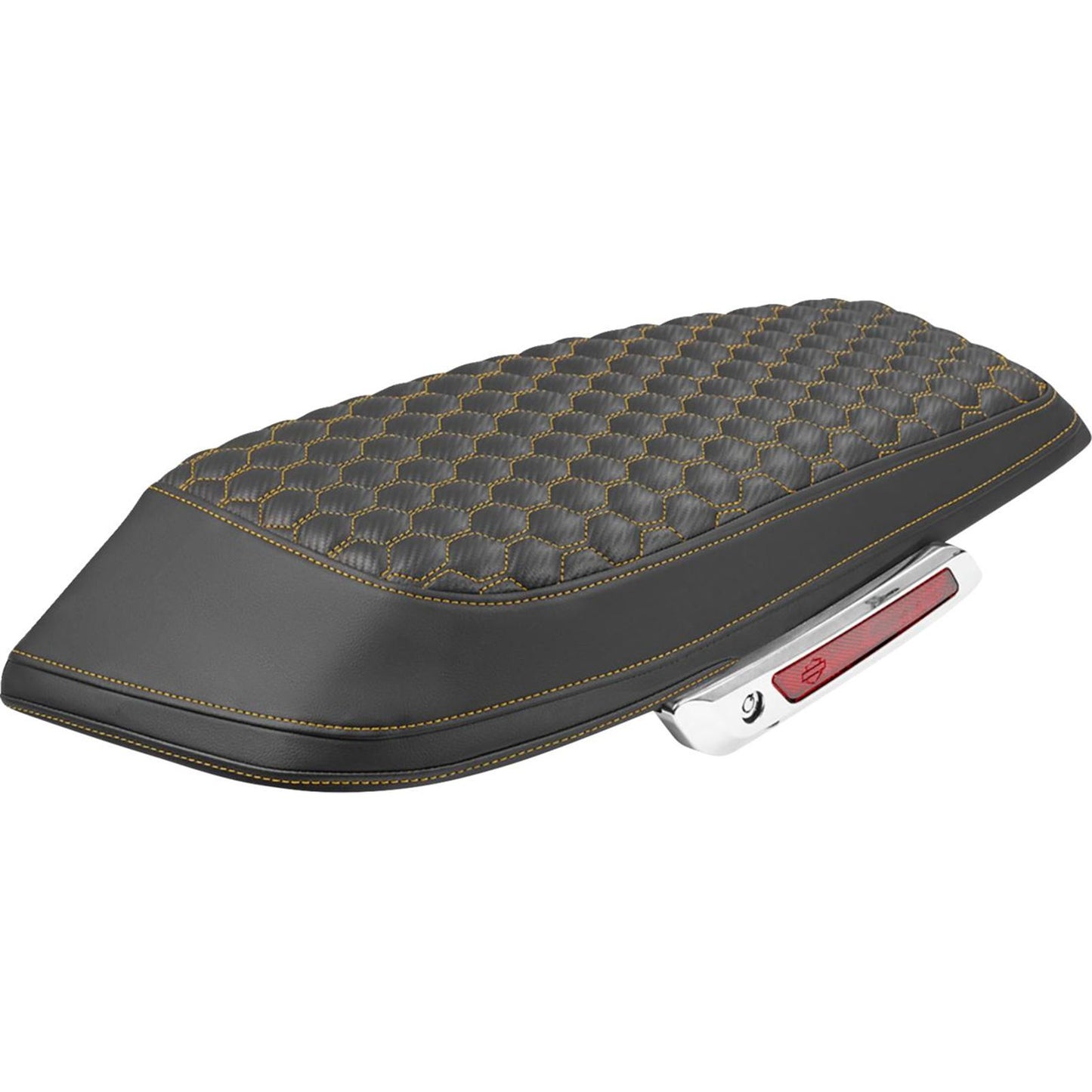 Saddlemen Saddlebag Lid Covers - Honeycomb - Gold Stitch - FLH/FLT '23-'25 [MPN: L870-23-19007]_2522296