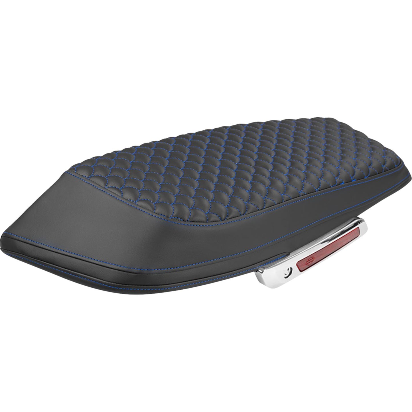 Saddlemen Saddlebag Lid Covers - Dragon Scale - Blue Stitch FLH/FLT '23-'25 [MPN: L870-23-20901]_2114119
