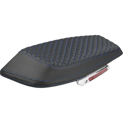 Saddlemen Saddlebag Lid Covers - Dragon Scale - Blue Stitch FLH/FLT '23-'25 [MPN: L870-23-20901]_2114119