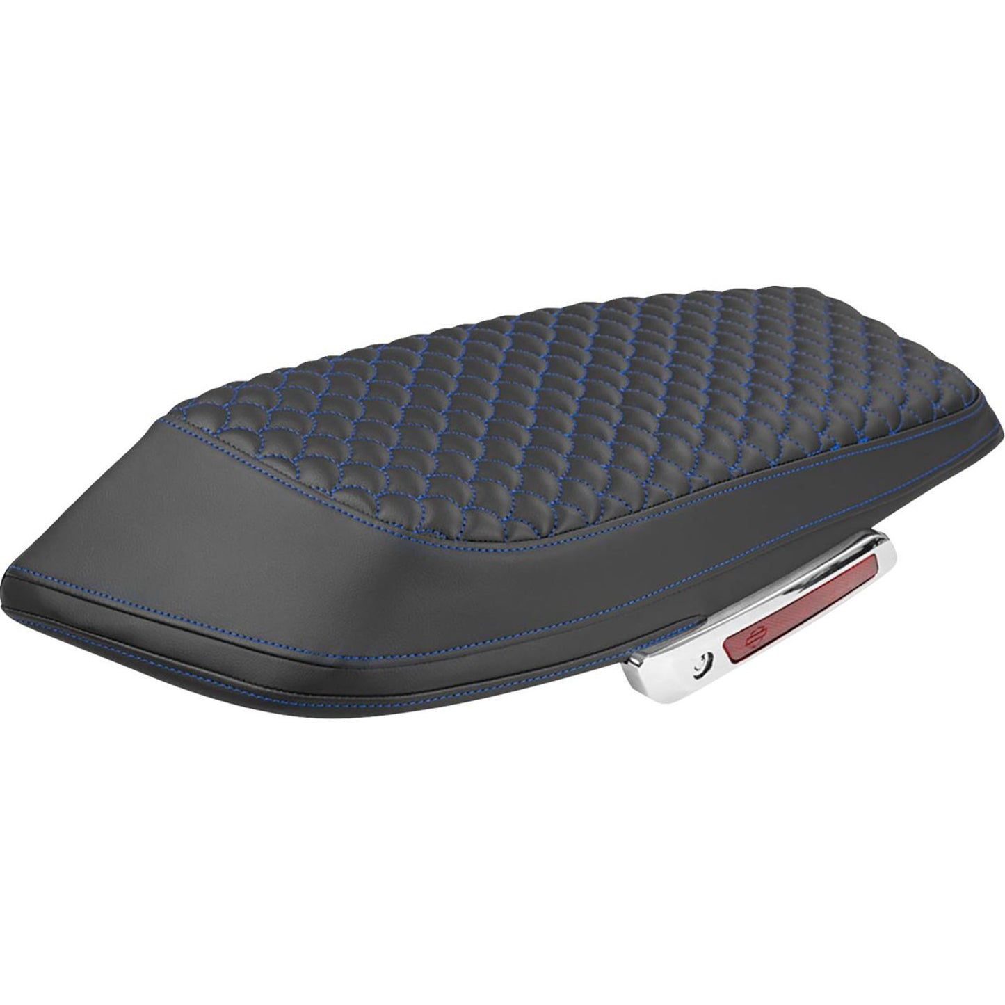 Saddlemen Saddlebag Lid Covers - Dragon Scale - Blue Stitch FLH/FLT '23-'25 [MPN: L870-23-20901]_2522297