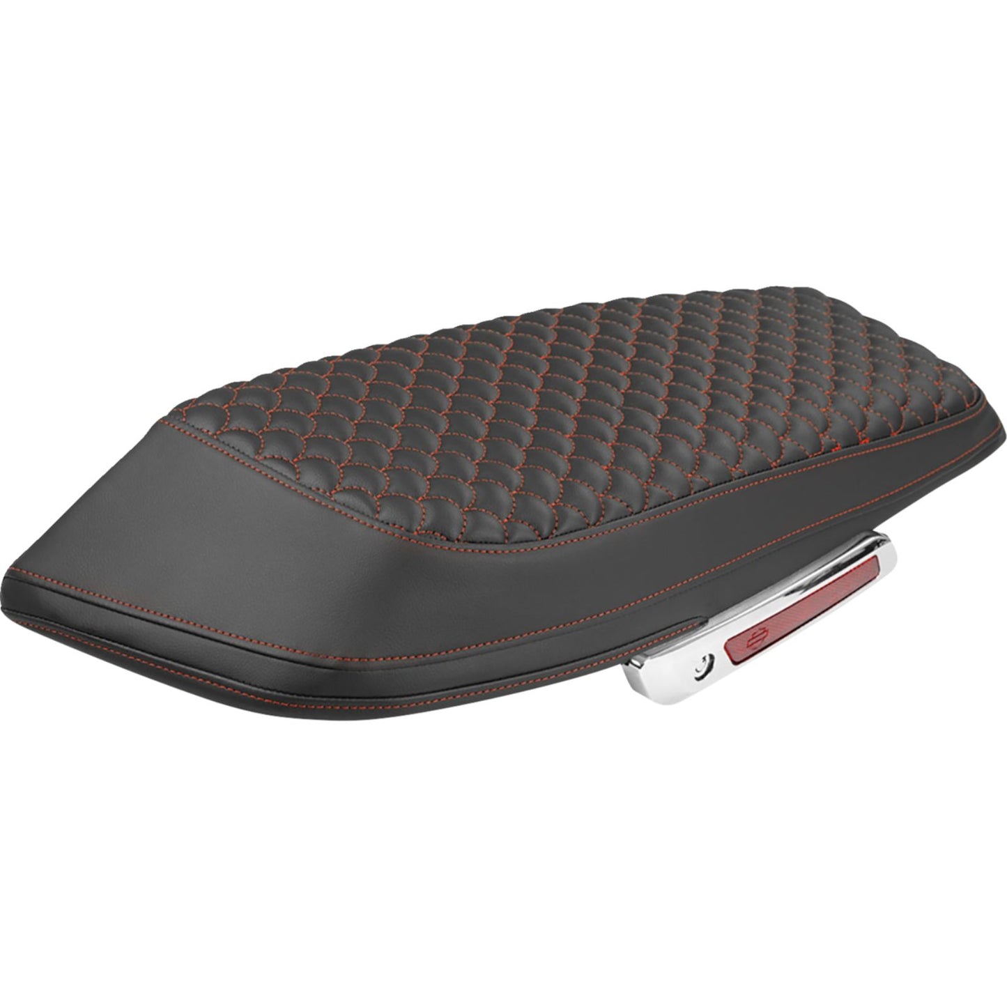Saddlemen Saddlebag Lid Covers - Dragon Scale - Red Stitch - FLH/FLT '23-'25 [MPN: L870-23-20904]_2114603