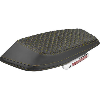 Saddlemen Saddlebag Lid Covers - Dragon Scale - Gold Stitch FLH/FLT '23-'25 [MPN: L870-23-20907]_2114986
