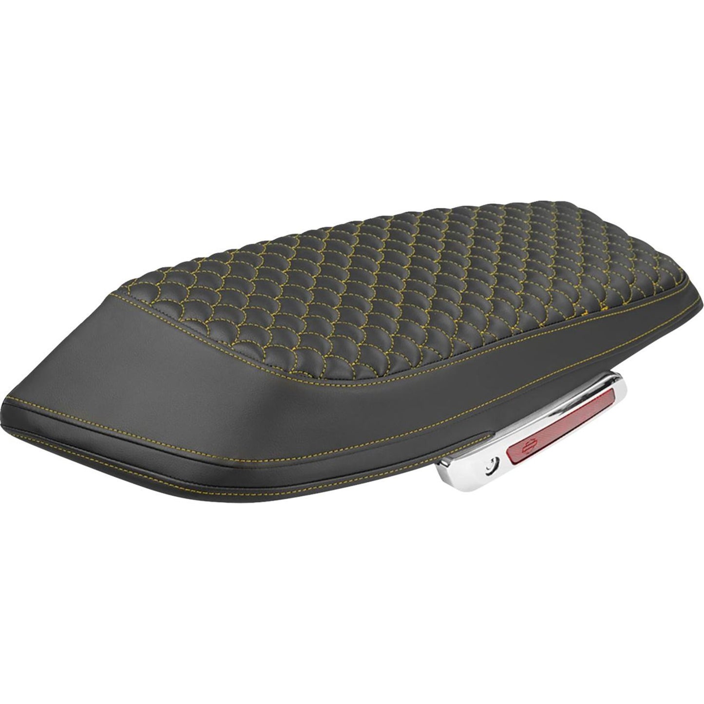 Saddlemen Saddlebag Lid Covers - Dragon Scale - Gold Stitch FLH/FLT '23-'25 [MPN: L870-23-20907]_2522303
