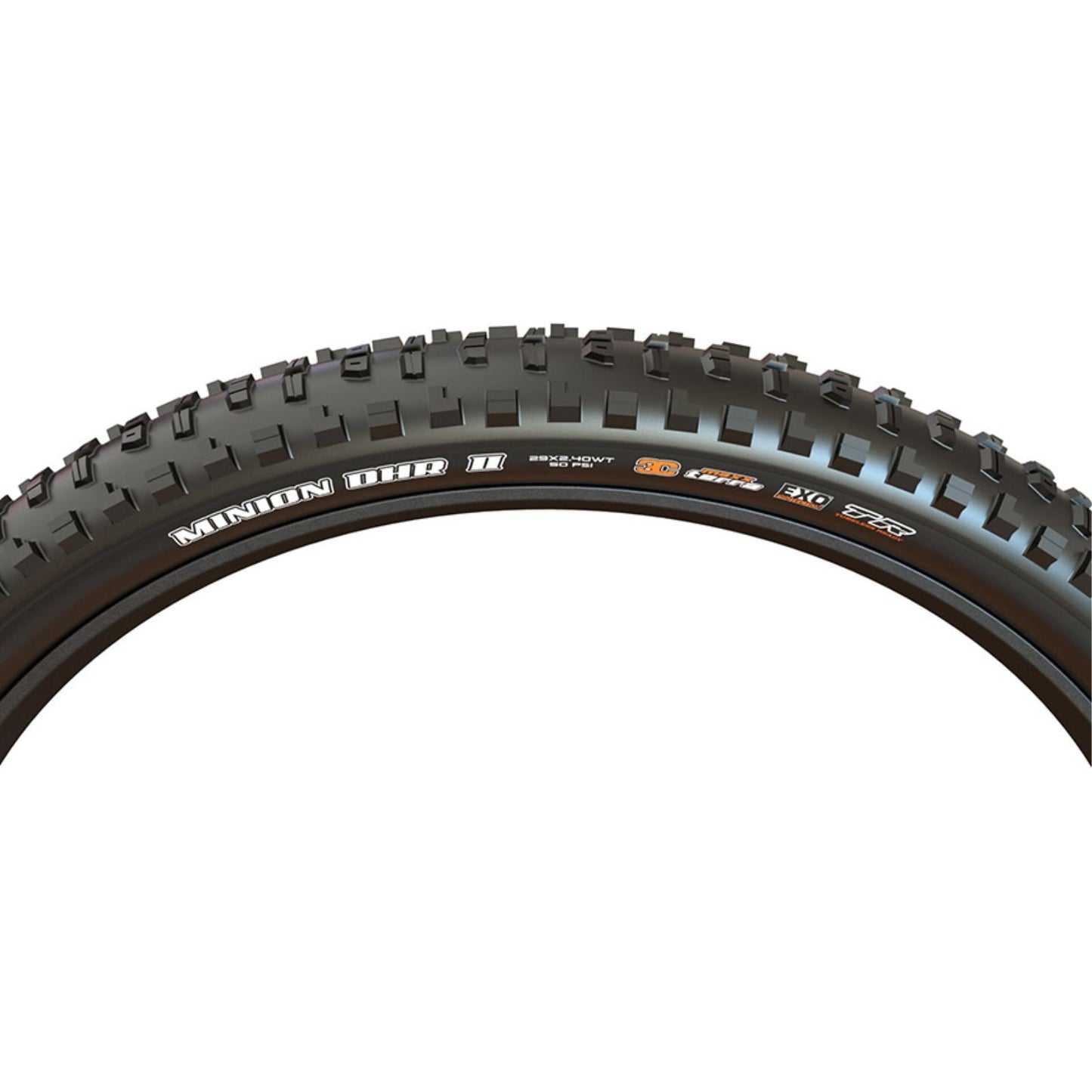 Maxxis - Bicycle Minion DHR2 Mountain Tire 29"x2.40 Folding - Black [MPN: TB00679900]_2115327