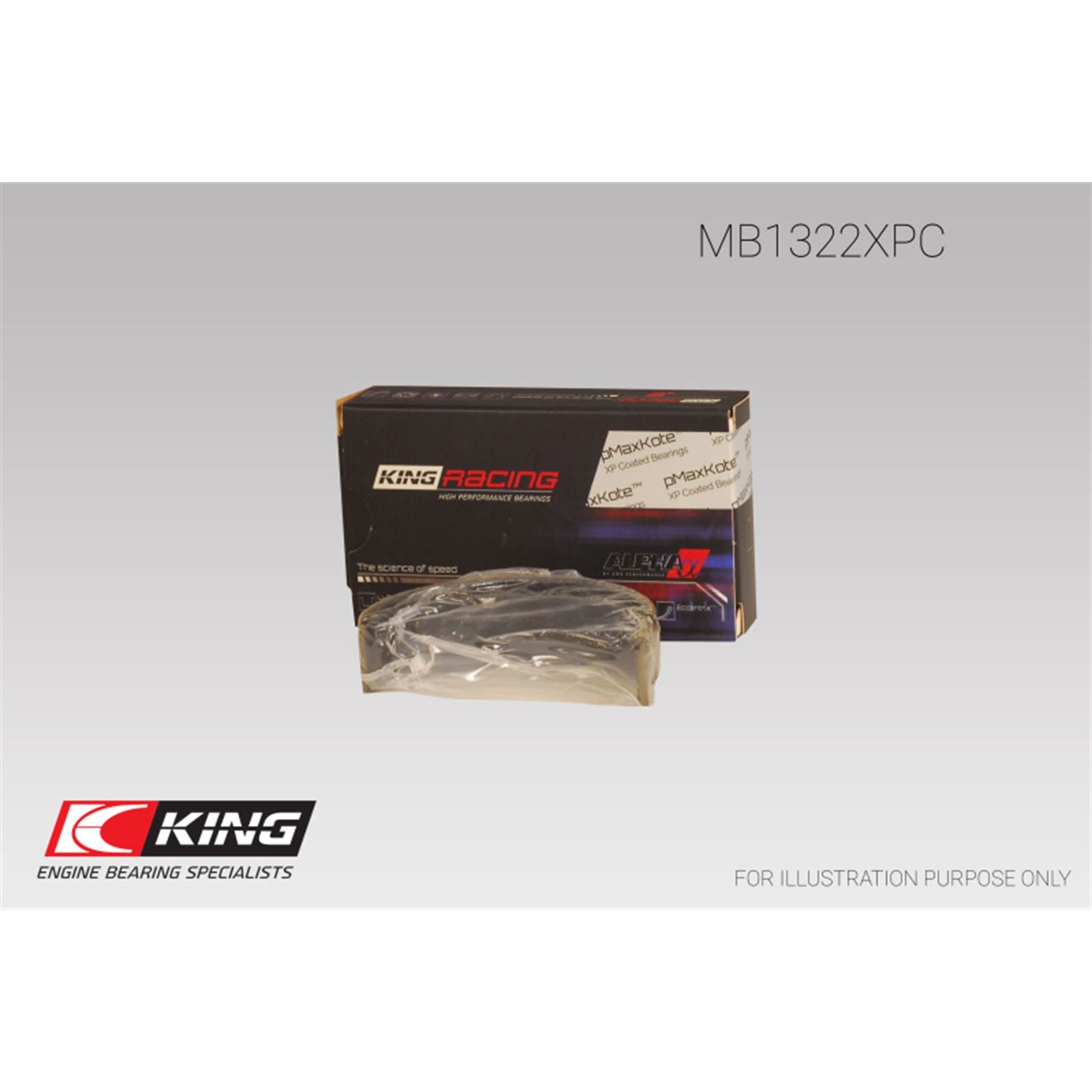 King Engine Bearings R8/RS6/Huracan Main Bearing Set OPEN BOX [MPN: MB1322XPSTDX]_2725588