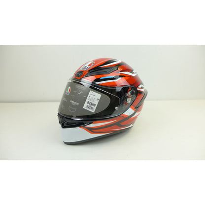 AGV Helmets K1 S Helmet - Lion - Black/Red/White - Medium OPEN BOX [MPN: 2118394003-035-M]_2153822