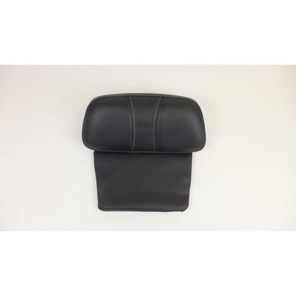 Saddlemen Backrest Pad - Dominator - Black w/Fiber Inset OPEN BOX [MPN: 814-07-CPACK-D]_2294849