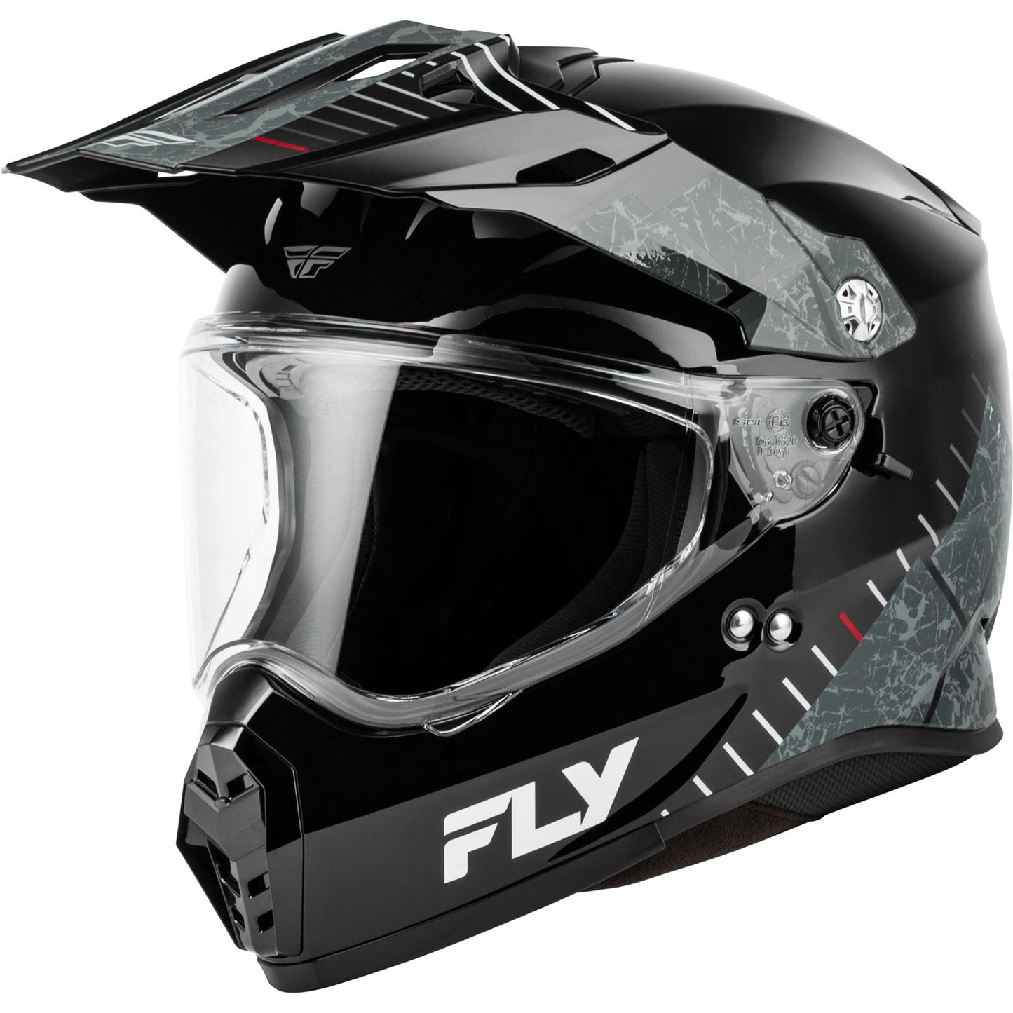 FLY Racing Trekker Granite Helmet - Black/Grey_2154813