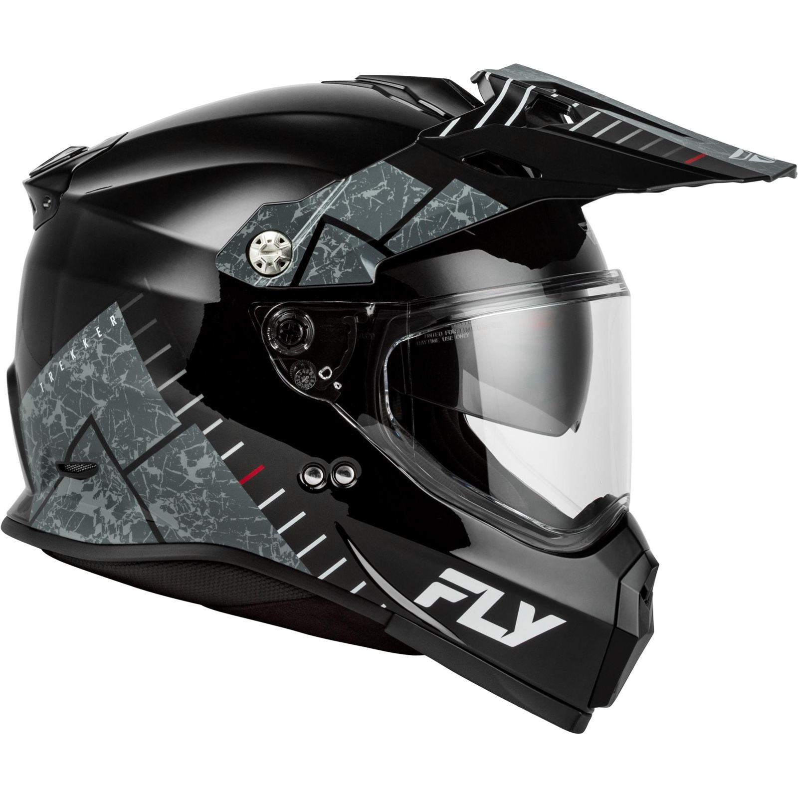 FLY Racing Trekker Granite Helmet - Black/Grey_2154812