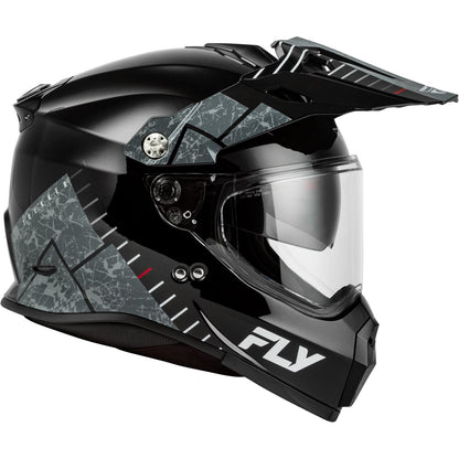 FLY Racing Trekker Granite Helmet - Black/Grey_2154812