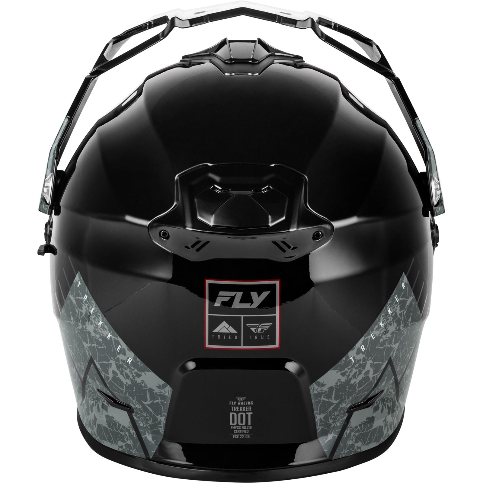FLY Racing Trekker Granite Helmet - Black/Grey_2154853