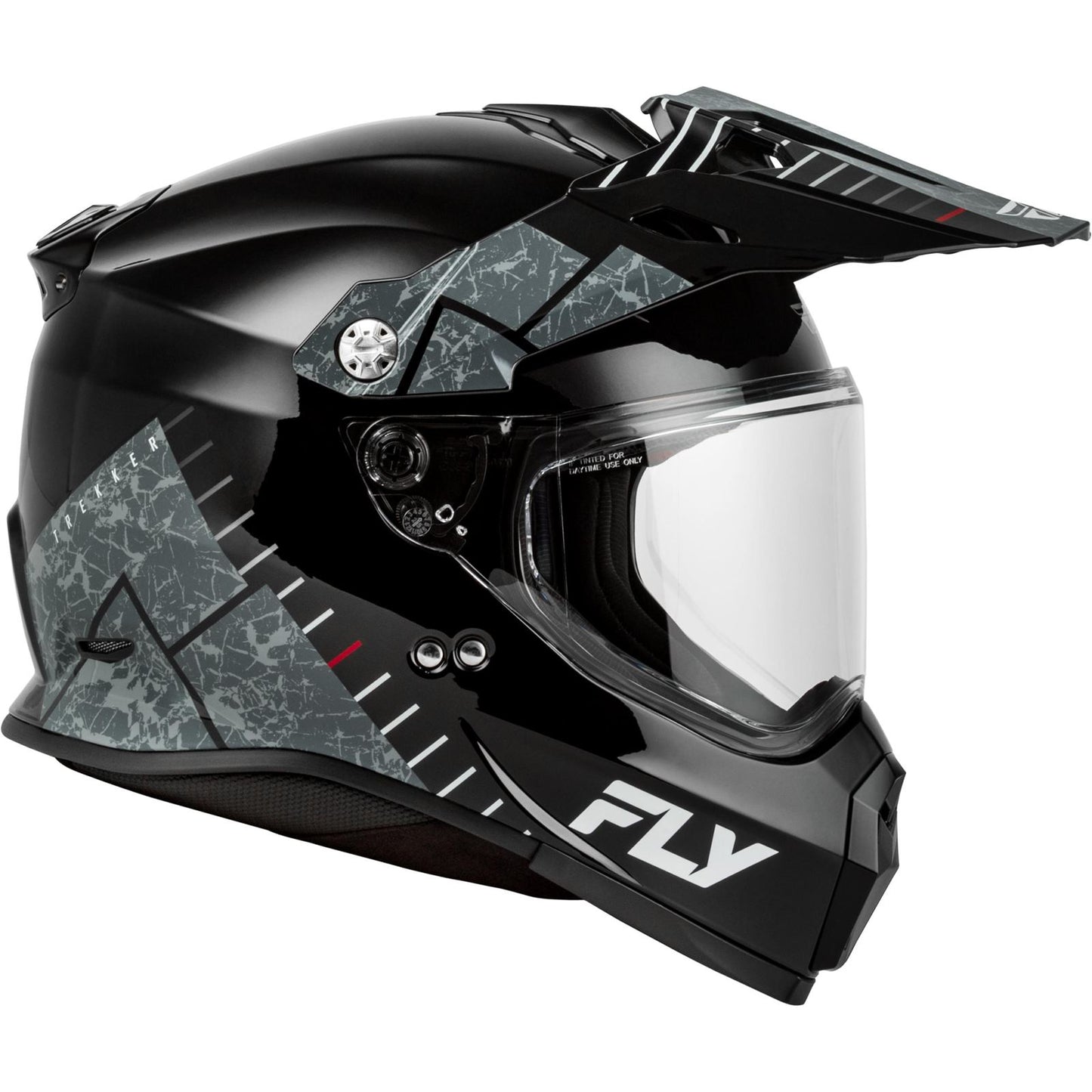 FLY Racing Trekker Granite Helmet - Black/Grey_2154851