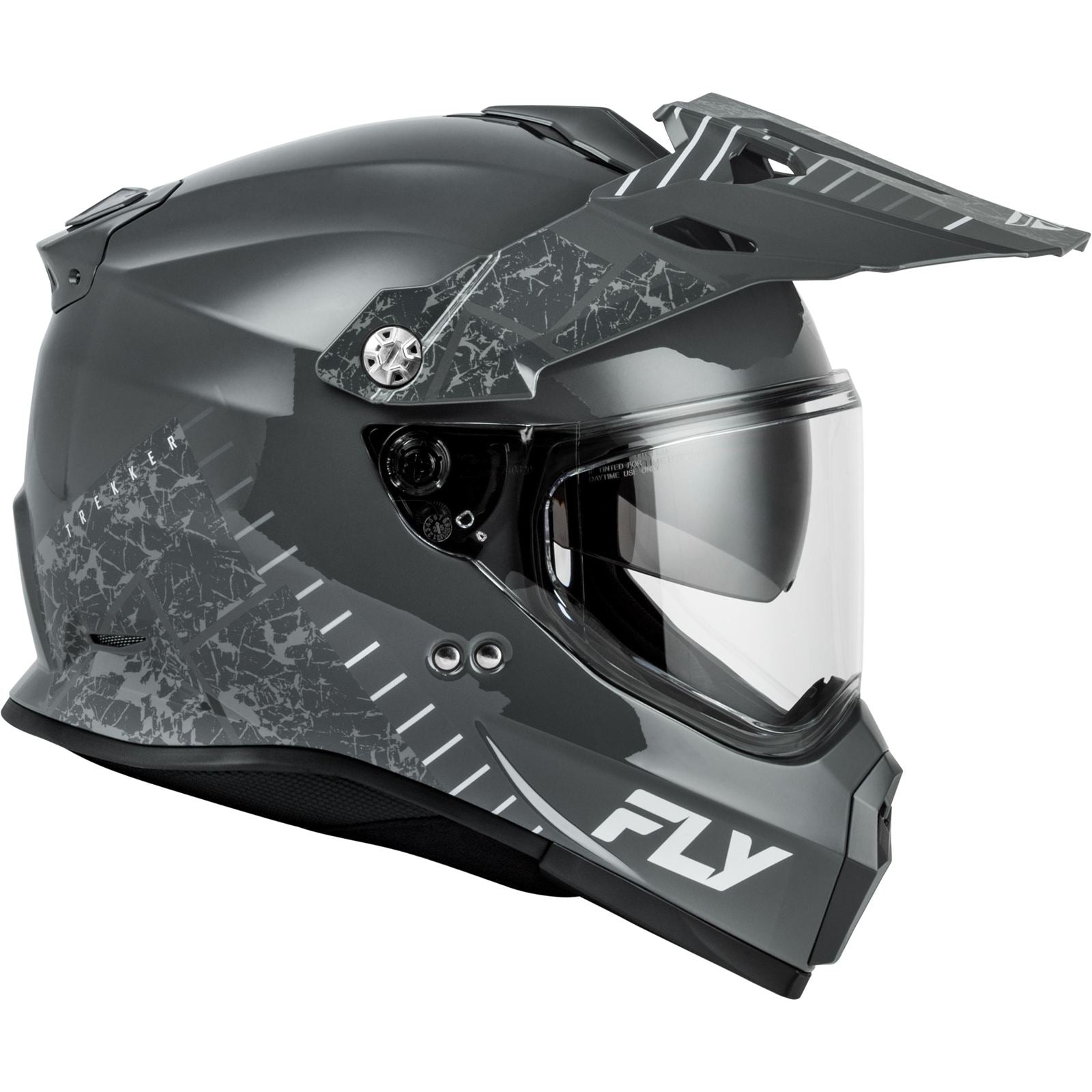 FLY Racing Trekker Granite Helmet - Grey/Grey_2154828