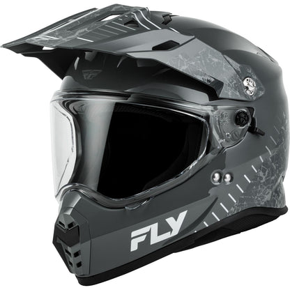 FLY Racing Trekker Granite Helmet - Grey/Grey_2154877