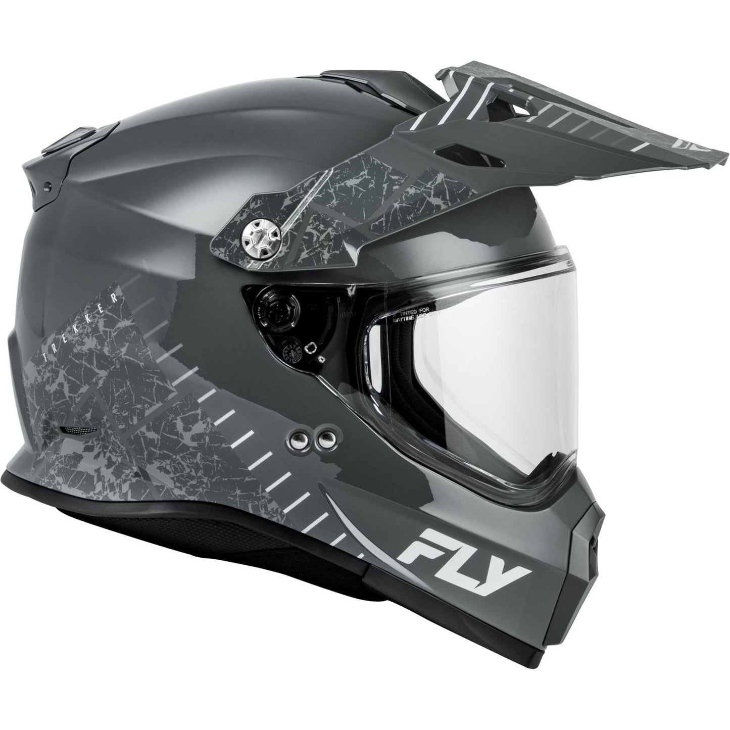 FLY Racing Trekker Granite Helmet - Grey/Grey_2154873