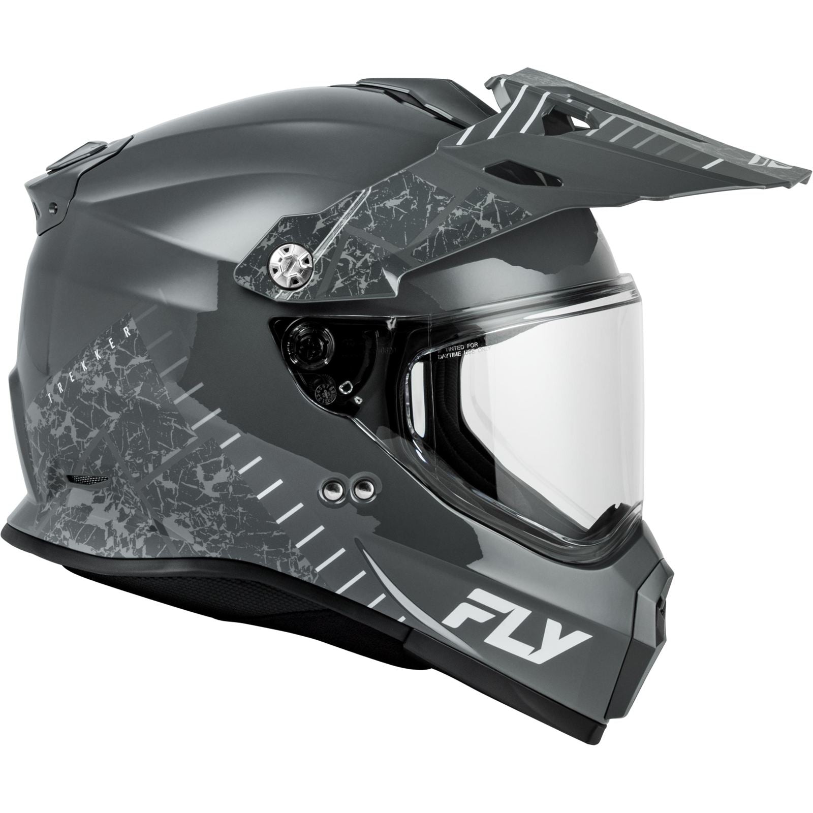 FLY Racing Trekker Granite Helmet - Grey/Grey_2154873